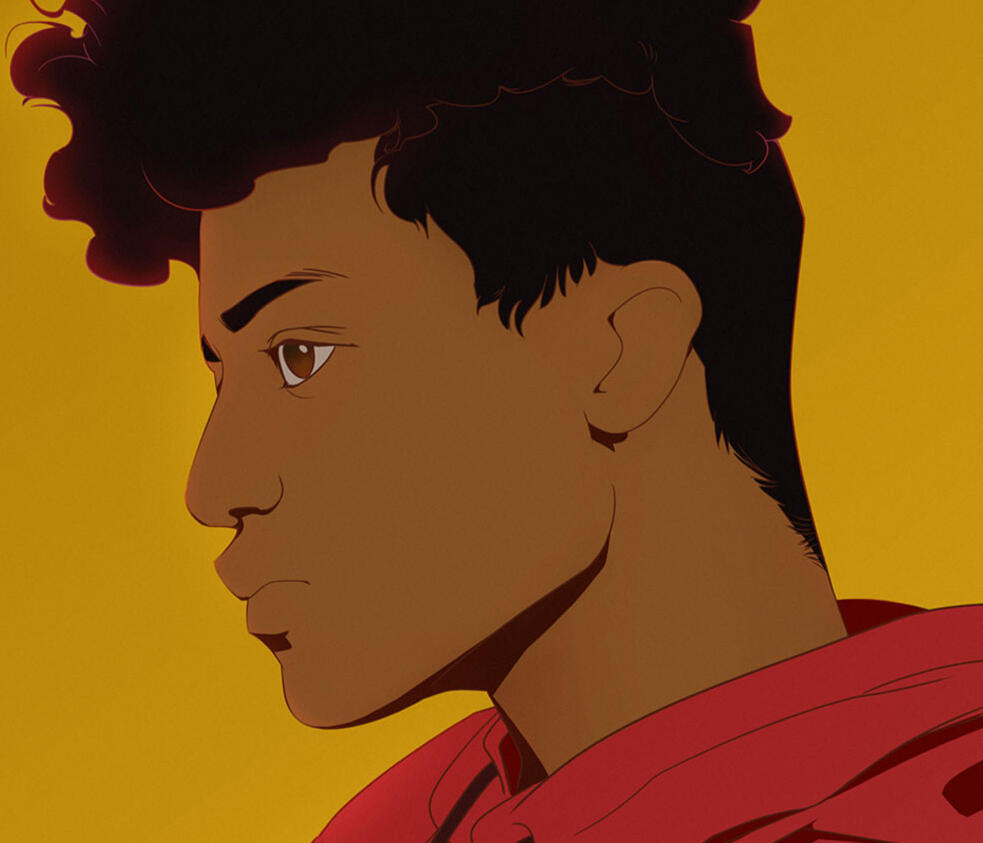 A man in red A man in red