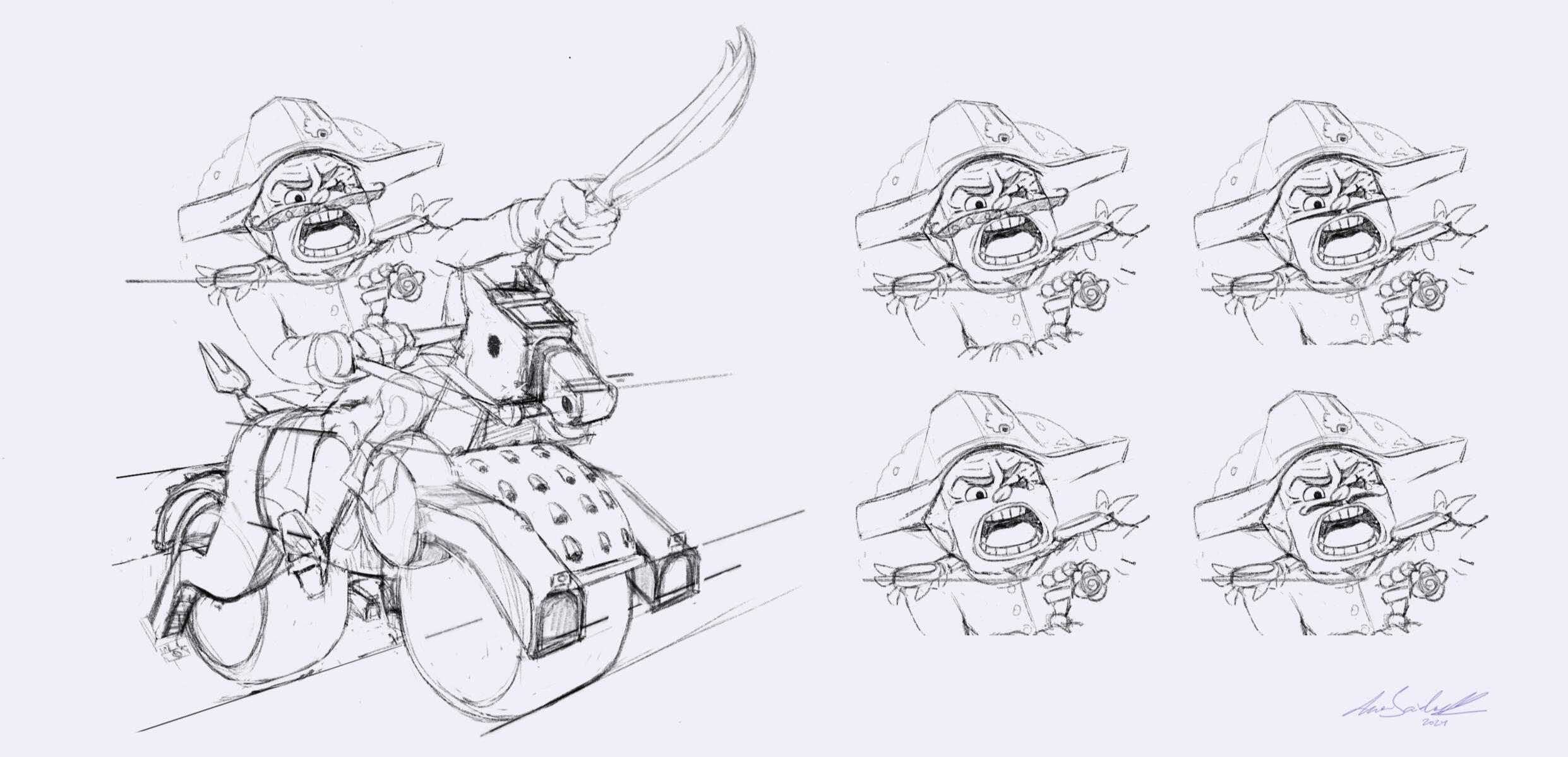 Cheese Army Design Prosessi: viimeiset luonnosvariaatiot